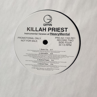 Killah Priest : Instrumental Version Of Heavy Mental (2xLP, Album, Promo)
