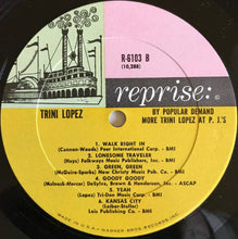 Load image into Gallery viewer, Trini Lopez : By Popular Demand More Trini Lopez At P.J.'s (LP, Album, Mono)