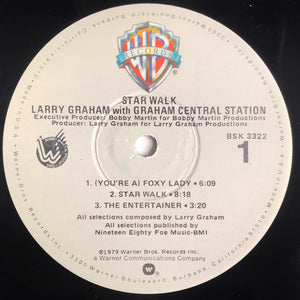 Larry Graham With Graham Central Station* : Star Walk (LP, Album, Win)