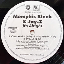Load image into Gallery viewer, Memphis Bleek &amp; Jay-Z / Diamonds In Da Rough : It&#39;s Alright / The Doe (12&quot;, Single)
