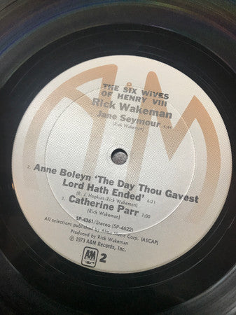 Rick Wakeman : The Six Wives Of Henry VIII (LP, Album, RE)