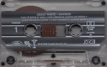 Load image into Gallery viewer, Great White : Hooked (Cass, Album, Club, CRC)