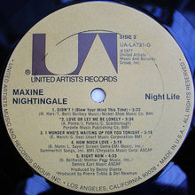 Load image into Gallery viewer, Maxine Nightingale : Night Life (LP, Album)