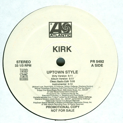 Kirk (6) : Uptown Style / Feel The Boom (12