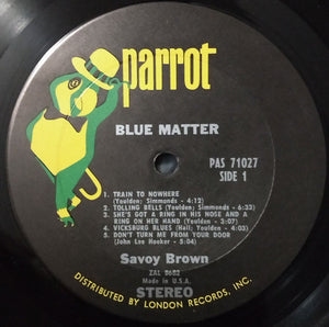 Savoy Brown : Blue Matter (LP, Album, Ter)