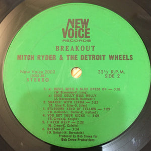 Mitch Ryder And The Detroit Wheels* : Breakout…!!! (LP, Album, Ter)