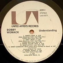 Load image into Gallery viewer, Bobby Womack : Understanding (LP, Album, RP)