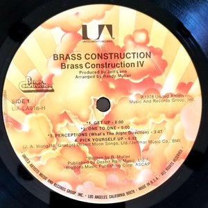 Brass Construction : Brass Construction IV (LP, Album, Ter)