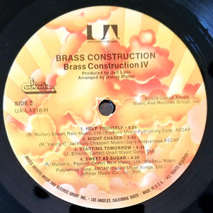 Brass Construction : Brass Construction IV (LP, Album, Ter)