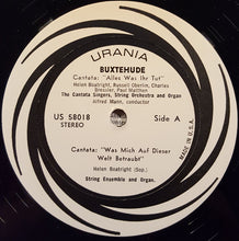 Load image into Gallery viewer, John Strauss / Alfred Mann / Buxtehude* / The Soloists Cantata Singers, And String Orchestra* : Buxtehude (LP, Album)