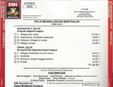Load image into Gallery viewer, Mendelssohn* – Hausmusik* : Oktett • Quintett No. 1 (CD, Club)