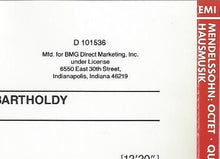 Load image into Gallery viewer, Mendelssohn* – Hausmusik* : Oktett • Quintett No. 1 (CD, Club)