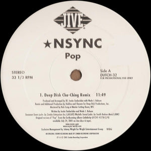 *NSYNC : Pop (2x12", Promo)