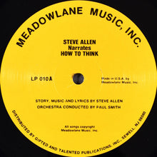 Load image into Gallery viewer, Steve Allen (3) : How To Think (LP, RE)