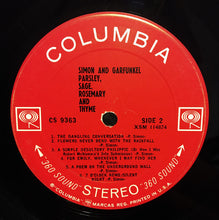 Load image into Gallery viewer, Simon And Garfunkel* : Parsley, Sage, Rosemary And Thyme (LP, Album, RP, Ter)