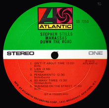 Load image into Gallery viewer, Stephen Stills, Manassas : Down The Road (LP, Album, Mon)