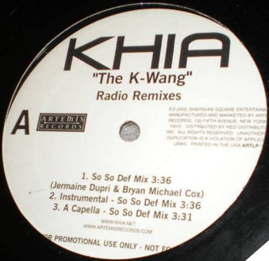 Khia : The K-Wang (Radio Remixes) (12