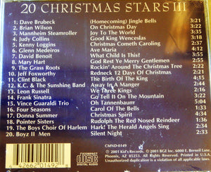 Various : 20 Christmas Stars III (CD, Album, Comp)