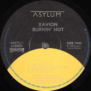 Xavion : Burnin' Hot (LP, Album, SP )