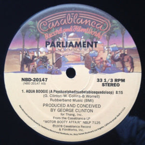 Parliament : Aqua Boogie (A Psychoalphadiscobetabioaquadoloop) (12", RE)