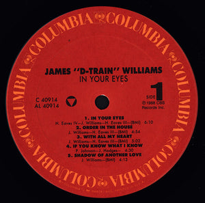 James "D-Train" Williams : In Your Eyes (LP, Album)