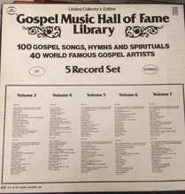 Load image into Gallery viewer, Various : Gospel Music Hall Of Fame Library (5xLP, Comp)