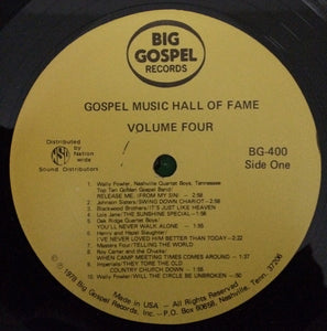 Various : Gospel Music Hall Of Fame Library (5xLP, Comp)