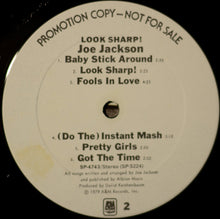Load image into Gallery viewer, Joe Jackson : Look Sharp! (LP, Album, Promo, Ter)