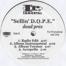 Load image into Gallery viewer, Goodie Mob &amp; Esthero / dead prez : The World I Know (Country Livin&#39;) / Sellin&#39; D.O.P.E. (12&quot;, Promo)