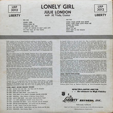 Load image into Gallery viewer, Julie London : Lonely Girl (LP, Album, Mono, Scr)