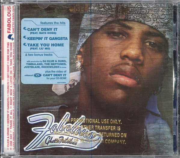 Fabolous - Ghetto Fabolous (CD, Album, Enh, Promo, Cle) (NM or M-)