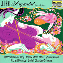 Load image into Gallery viewer, Lehár* - Deborah Riedel •  Jerry Hadley •  Naomi Itami •  Lynton Atkinson •  English Chamber Orchestra •  Richard Bonynge : Paganini (CD, Album)