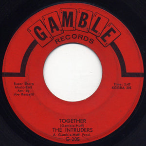 The Intruders : Together (7", Single)