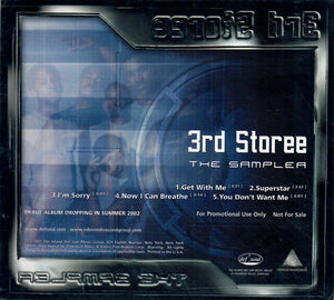 3rd Storee : The Sampler (CD, Promo, Smplr)