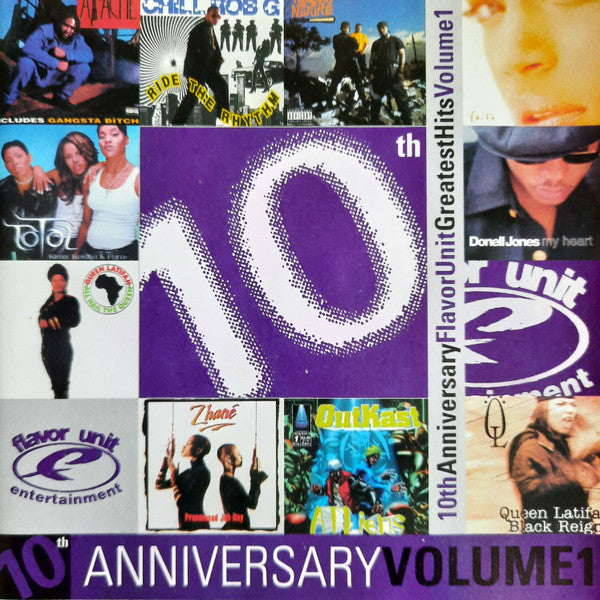 Various : 10th Anniversary Flavor Unit Greatest Hits Volume 1 (CD, Comp)