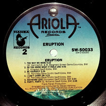 Load image into Gallery viewer, Eruption (4) Featuring Precious Wilson : Eruption (LP, Album)