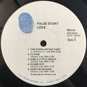 Love : False Start (LP, Album, Win)