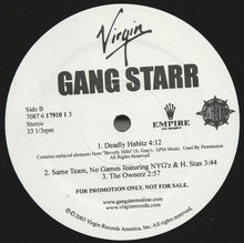 Load image into Gallery viewer, Gang Starr : The Ownerz - Sampler (12&quot;, Promo, Smplr)
