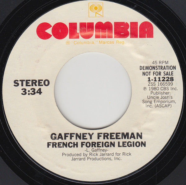 Gaffney Freeman* : French Foreign Legion (7