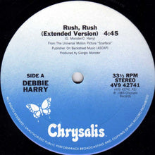 Load image into Gallery viewer, Deborah Harry : Rush Rush (Special Extended Remix) (12&quot;)
