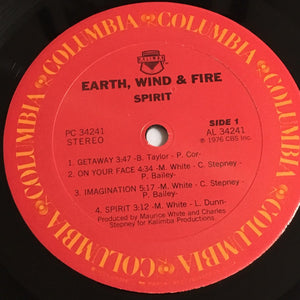 Earth, Wind & Fire : Spirit (LP, Album, Car)