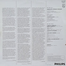 Load image into Gallery viewer, Pachelbel*, Mozart*, Albinoni*, Boccherini*, Beethoven*, Haydn*, I Musici : Pachelbel: Canon / Mozart: Eine Kleine Nachtmusik / Albinoni: Adagio, Boccherini: Minuet, Beethoven: Minuet In G Major, Haydn: Serenade (LP, Album)
