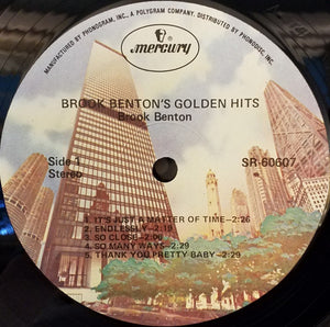 Brook Benton : Brook Benton's Golden Hits (LP, Comp, RE, Ter)