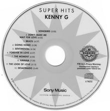 Load image into Gallery viewer, Kenny G (2) : Super Hits (CD, Comp)