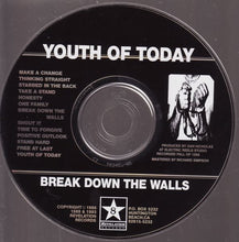 Load image into Gallery viewer, Youth Of Today : Break Down The Walls (CD, Album, RE)