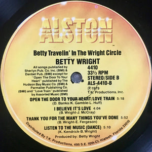 Betty Wright : Betty Travelin' In The Wright Circle (LP, Album, Vol)