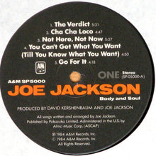 Load image into Gallery viewer, Joe Jackson : Body And Soul (LP, Album, Ind)