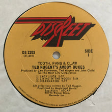 Load image into Gallery viewer, The Amboy Dukes : Tooth, Fang &amp; Claw (LP, Album, Glo)