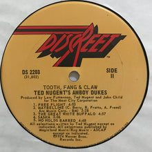 Load image into Gallery viewer, The Amboy Dukes : Tooth, Fang &amp; Claw (LP, Album, Glo)