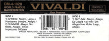 Load image into Gallery viewer, Vivaldi*, Baroque Festival Orch.*, A. Permovansky*, Alberto Lizzio : The Four Seasons, Op.8 (Cass, Album, Bla)